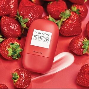 Glow recipe strawberry BHA pore-smooth blur drops treatment & primer new in box